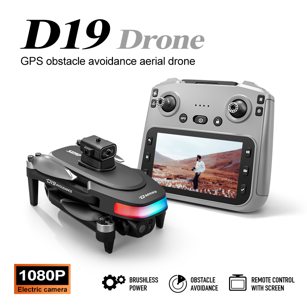 Hot D19 GPS Drone 1080P Wide-a - đánh giá và giá Drone Camera With Gimbal