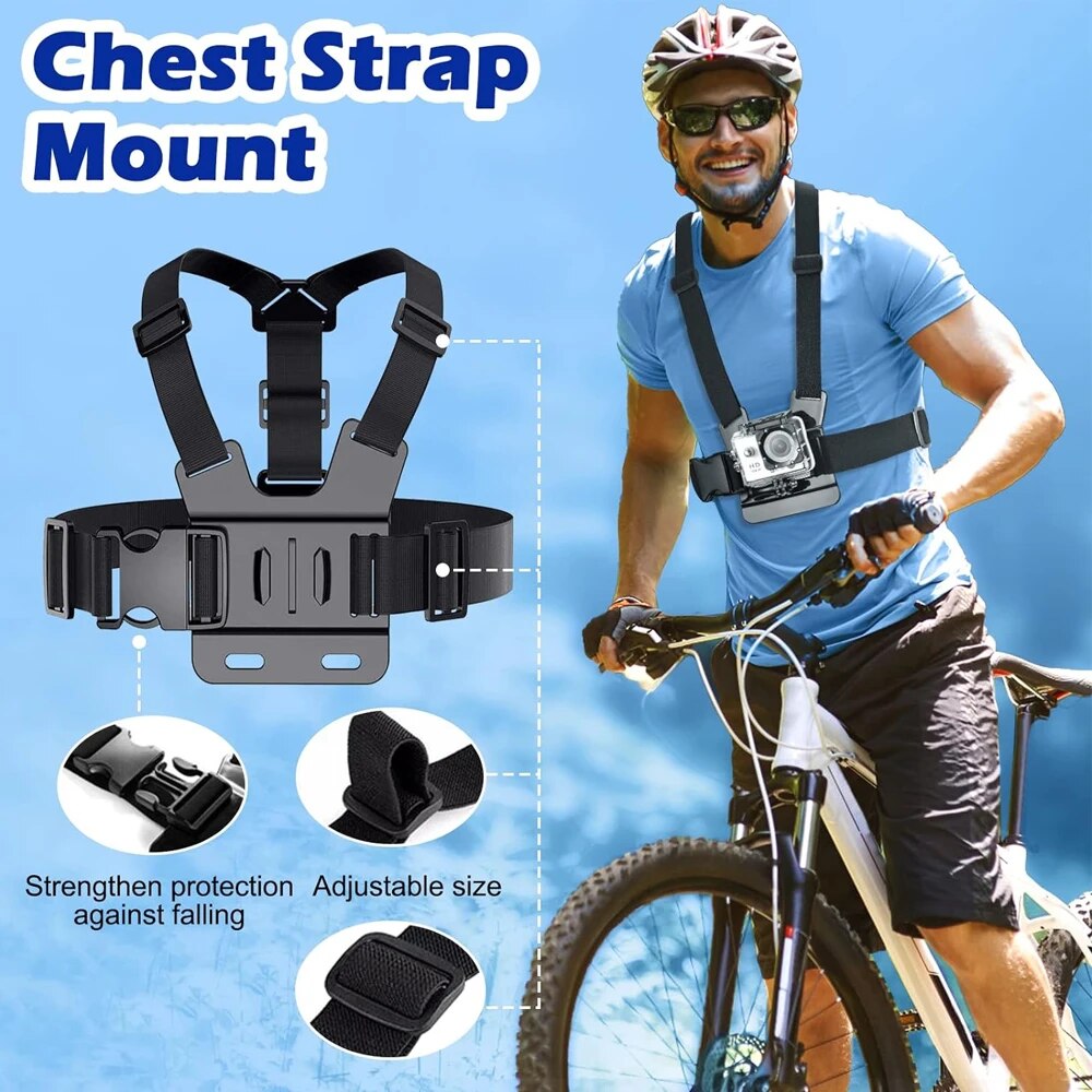Mobile Phone Head Chest Strap  - đánh giá và giá Drone Camera Action