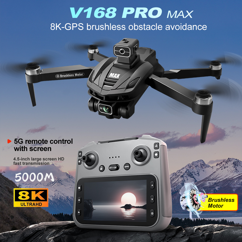 V168 PRO Max GPS Drone 8K Prof - đánh giá và giá Drone Camera 4K
