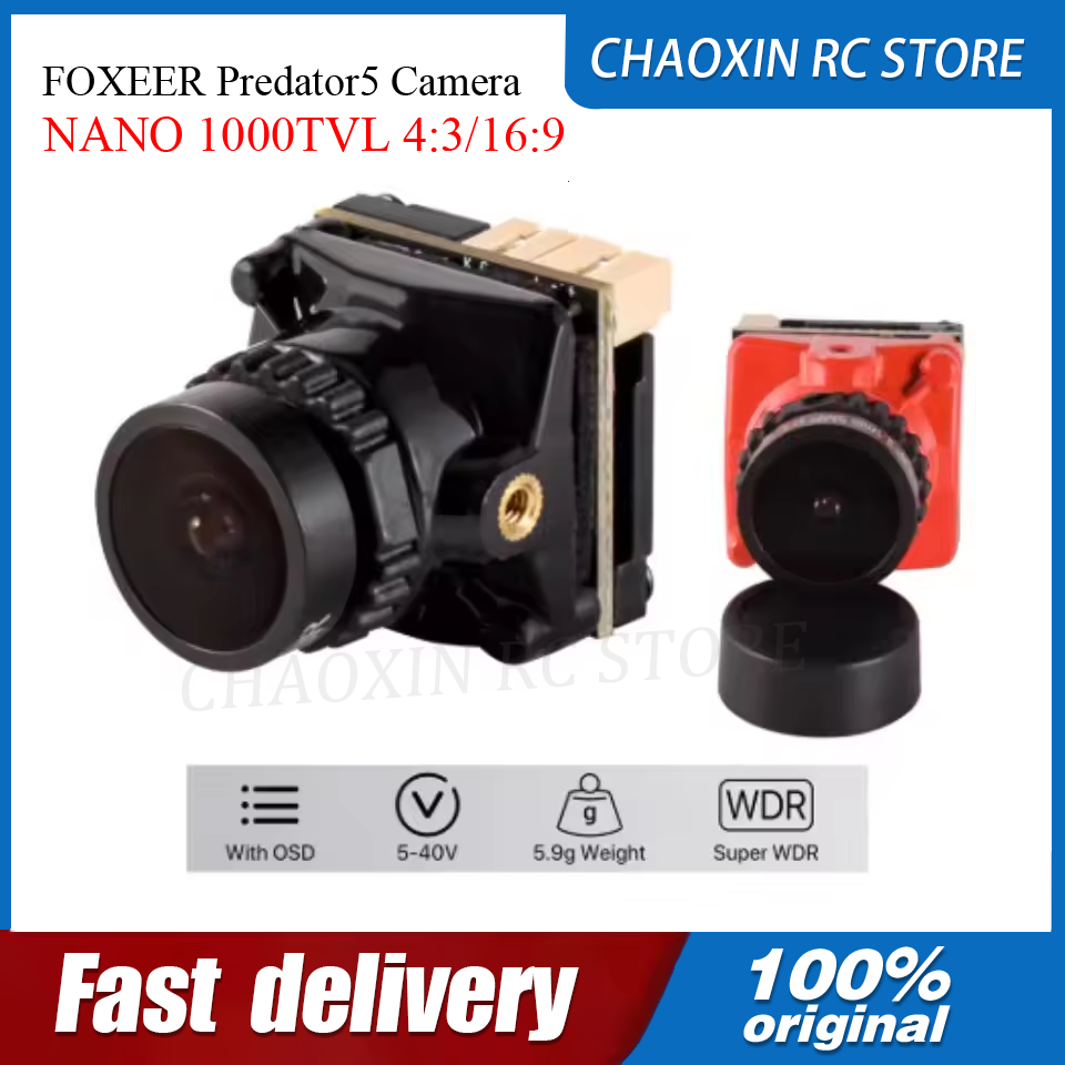 FOXEER Predator5 Camera NANO 1 - đánh giá và giá Drone Camera Lens