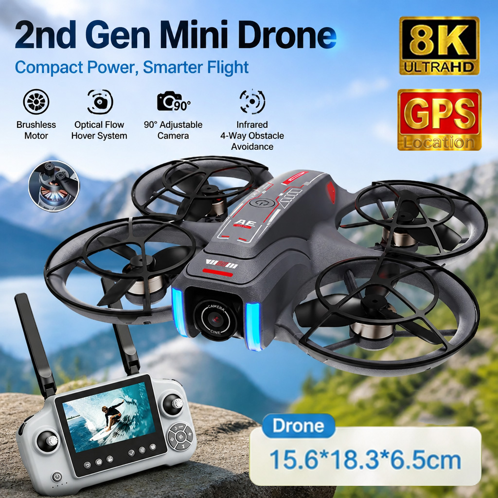 AE21 Mini Drone Toy 8K HD Dual - đánh giá và giá Drone Camera Night Vision