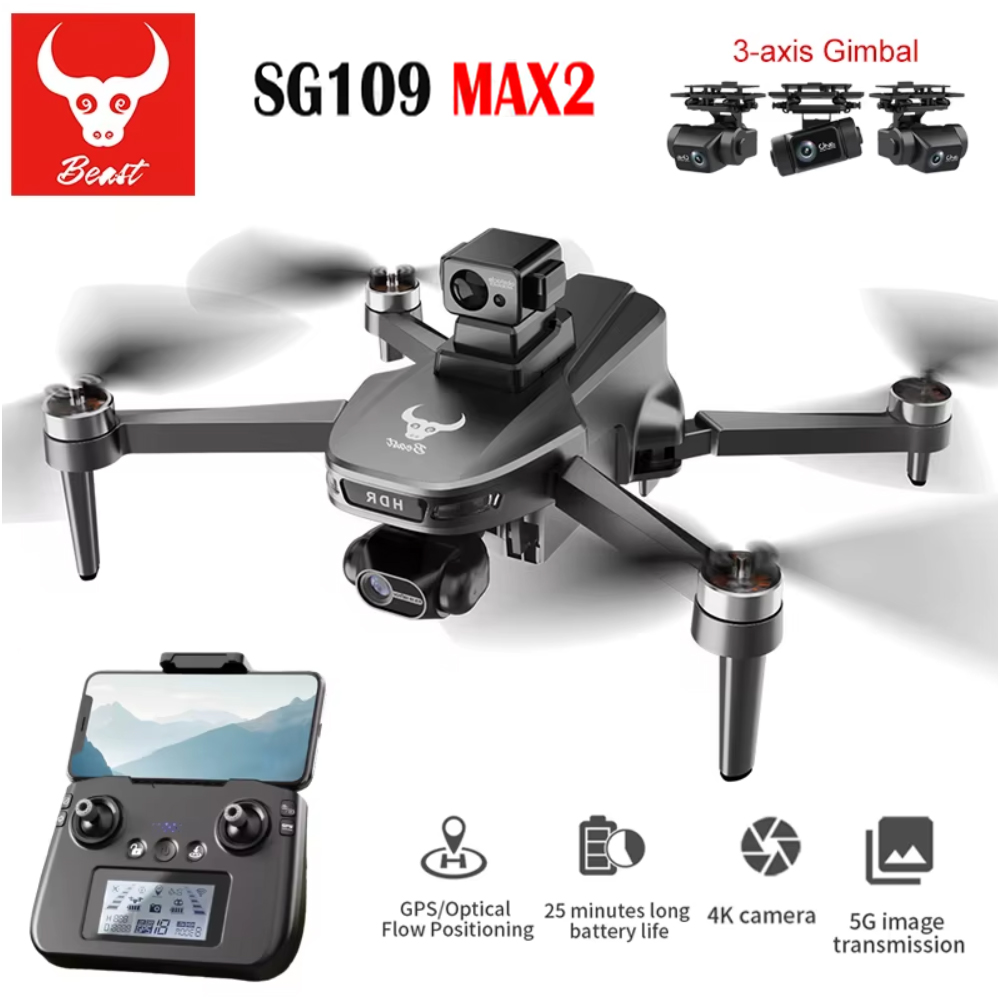 SG109 MAX2 Professional FPV 8K - đánh giá và giá Drone Camera With Gimbal