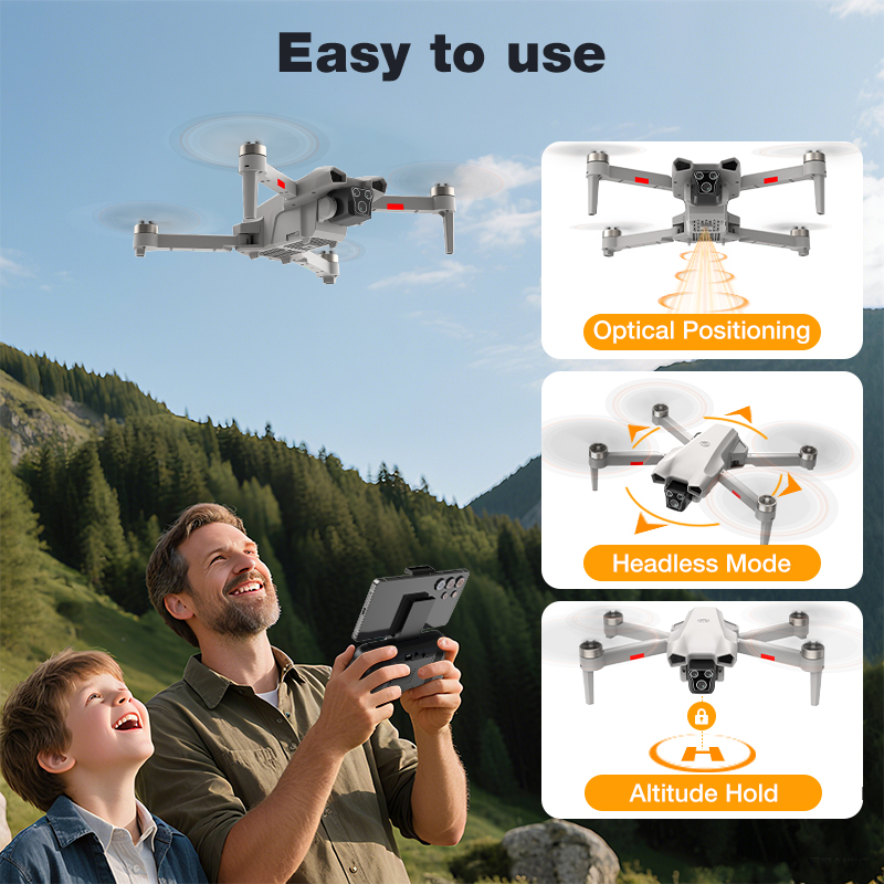 NEW Hot L017 Pro Drone Brushle - đánh giá và giá Drone Camera With Gimbal